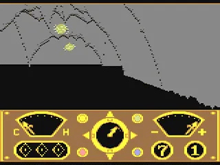 The Eidolon gameplay screenshot on C64