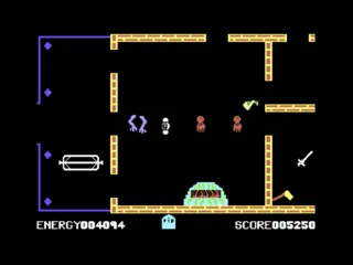 The Evil Dead gameplay screenshot on C64