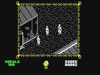 The Great Escape gameplay screenshot on C64