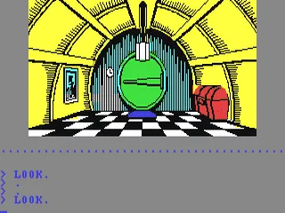 The Hobbit gameplay screenshot on C64