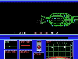 2010: The Graphic Action Game gameplay screenshot on ColecoVision
