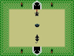 Alcazar: The Forgotten Fortress gameplay screenshot on ColecoVision