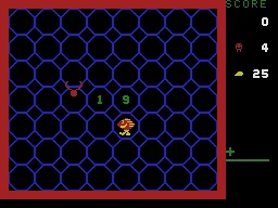 Amazing Bumpman gameplay screenshot on ColecoVision