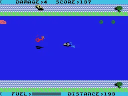 Aquattack gameplay screenshot on ColecoVision