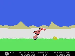 B.C.'s Quest for Tires gameplay screenshot on ColecoVision