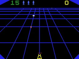 Beamrider gameplay screenshot on ColecoVision