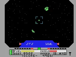 Blockade Runner gameplay screenshot on ColecoVision