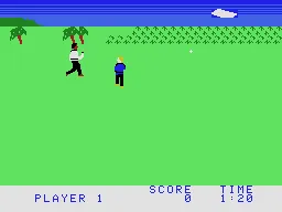 Chuck Norris Superkicks gameplay screenshot on ColecoVision