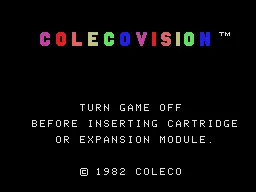 ColecoVision Monitor Test gameplay screenshot on ColecoVision