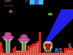 Cosmic Avenger gameplay screenshot on ColecoVision