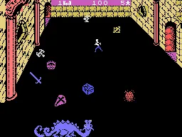 Dragonfire gameplay screenshot on ColecoVision