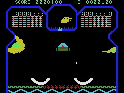 Flipper Slipper gameplay screenshot on ColecoVision