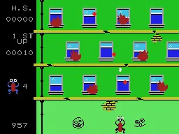 Frantic Freddy gameplay screenshot on ColecoVision