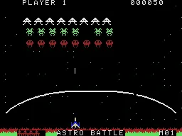 Gorf gameplay screenshot on ColecoVision