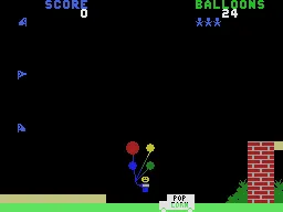 Gust Buster gameplay screenshot on ColecoVision