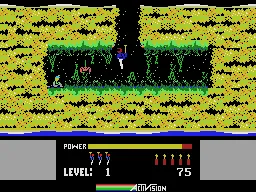 H.E.R.O. gameplay screenshot on ColecoVision
