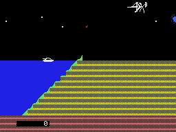 James Bond 007 gameplay screenshot on ColecoVision