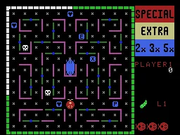 Lady Bug gameplay screenshot on ColecoVision