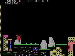 Looping gameplay screenshot on ColecoVision