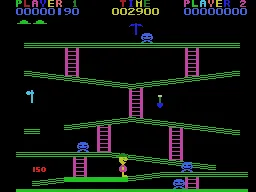 Miner 2049er Starring Bounty Bob gameplay screenshot on ColecoVision
