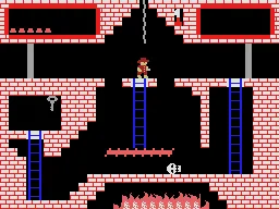 Montezuma's Revenge gameplay screenshot on ColecoVision