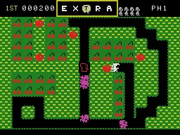 Mr. Do! gameplay screenshot on ColecoVision