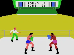 Rocky Super Action Boxing gameplay screenshot on ColecoVision