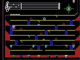 Rolloverture gameplay screenshot on ColecoVision