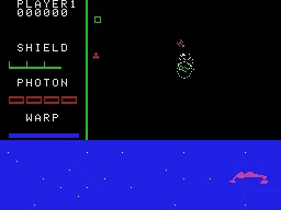 Star Trek gameplay screenshot on ColecoVision