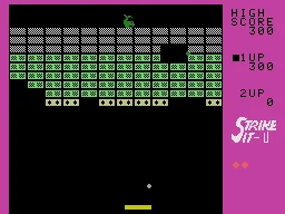 Strike It! gameplay screenshot on ColecoVision