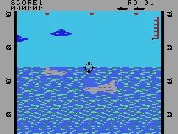 Subroc gameplay screenshot on ColecoVision