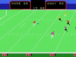 Super Action Football gameplay screenshot on ColecoVision