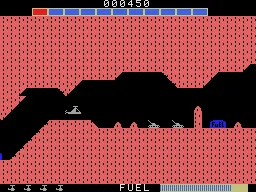 Super Cobra gameplay screenshot on ColecoVision