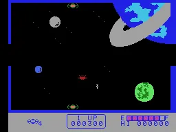 Super Cross Force gameplay screenshot on ColecoVision