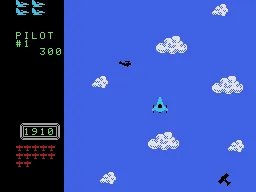 Time Pilot gameplay screenshot on ColecoVision