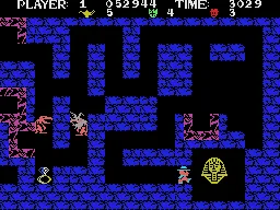 Tutankham gameplay screenshot on ColecoVision