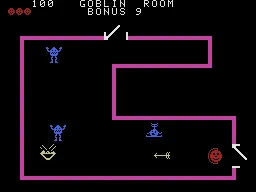 Venture gameplay screenshot on ColecoVision