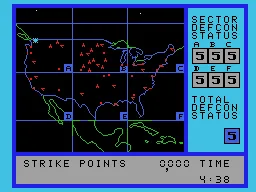 WarGames gameplay screenshot on ColecoVision
