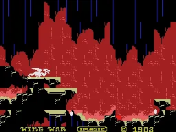 Wing War gameplay screenshot on ColecoVision