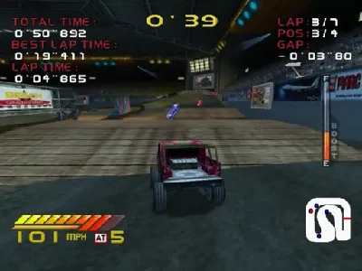 4 Wheel Thunder gameplay screenshot on Dreamcast