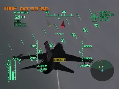 AeroWings 2: Airstrike gameplay screenshot on Dreamcast