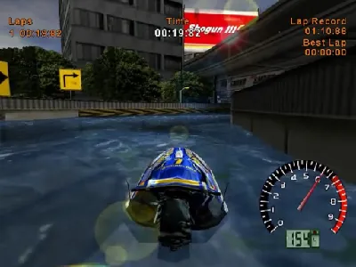 Aqua GT gameplay screenshot on Dreamcast