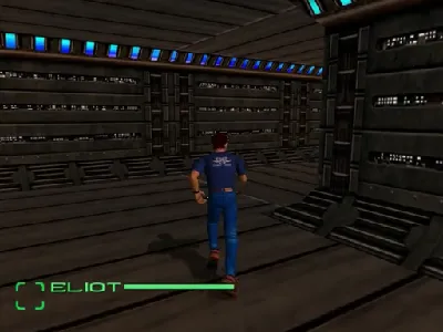 Blue Stinger gameplay screenshot on Dreamcast