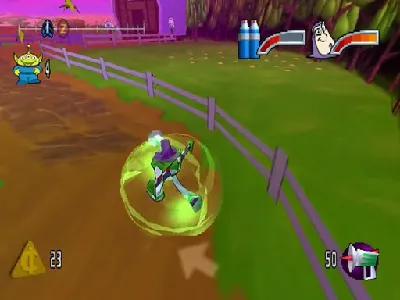 Buzz Lightyear of Star Command gameplay screenshot on Dreamcast