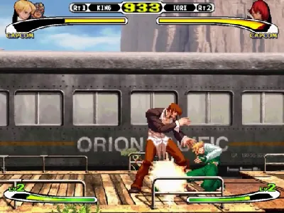 Capcom vs. SNK: Millennium Fight 2000 gameplay screenshot on Dreamcast