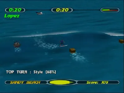 Championship Surfer gameplay screenshot on Dreamcast