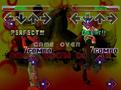 Dance Dance Revolution 2ndMix gameplay screenshot on Dreamcast