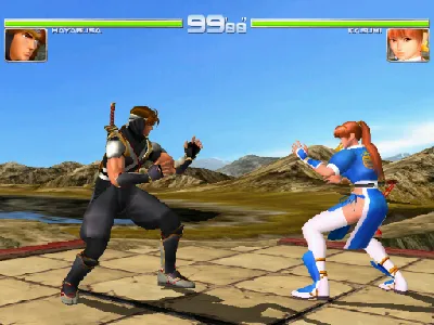 Dead or Alive 2 gameplay screenshot on Dreamcast