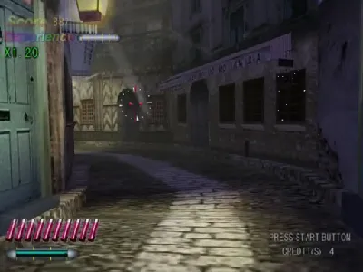 Death Crimson OX gameplay screenshot on Dreamcast