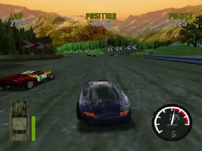 Demolition Racer: No Exit gameplay screenshot on Dreamcast